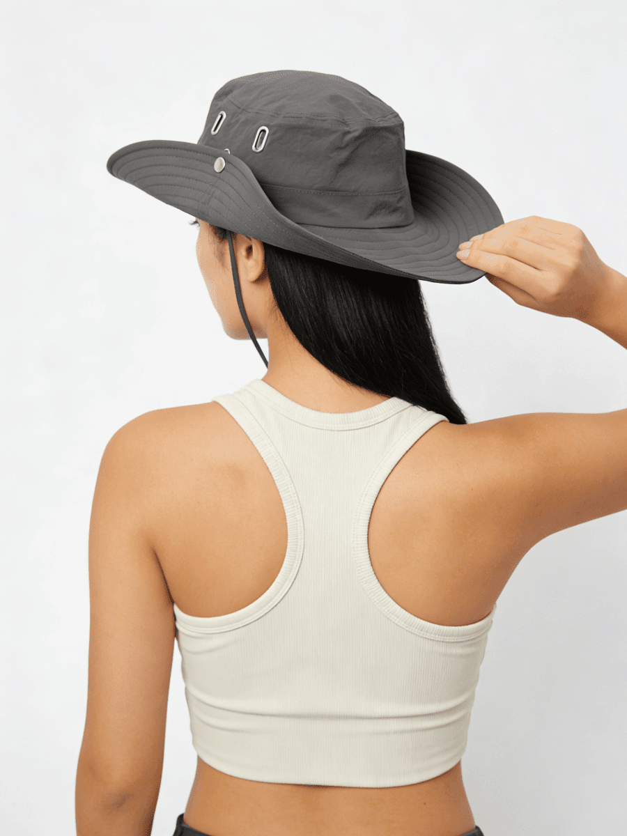 UPF50+ Wide Brim Foldable Bucket Hat-2