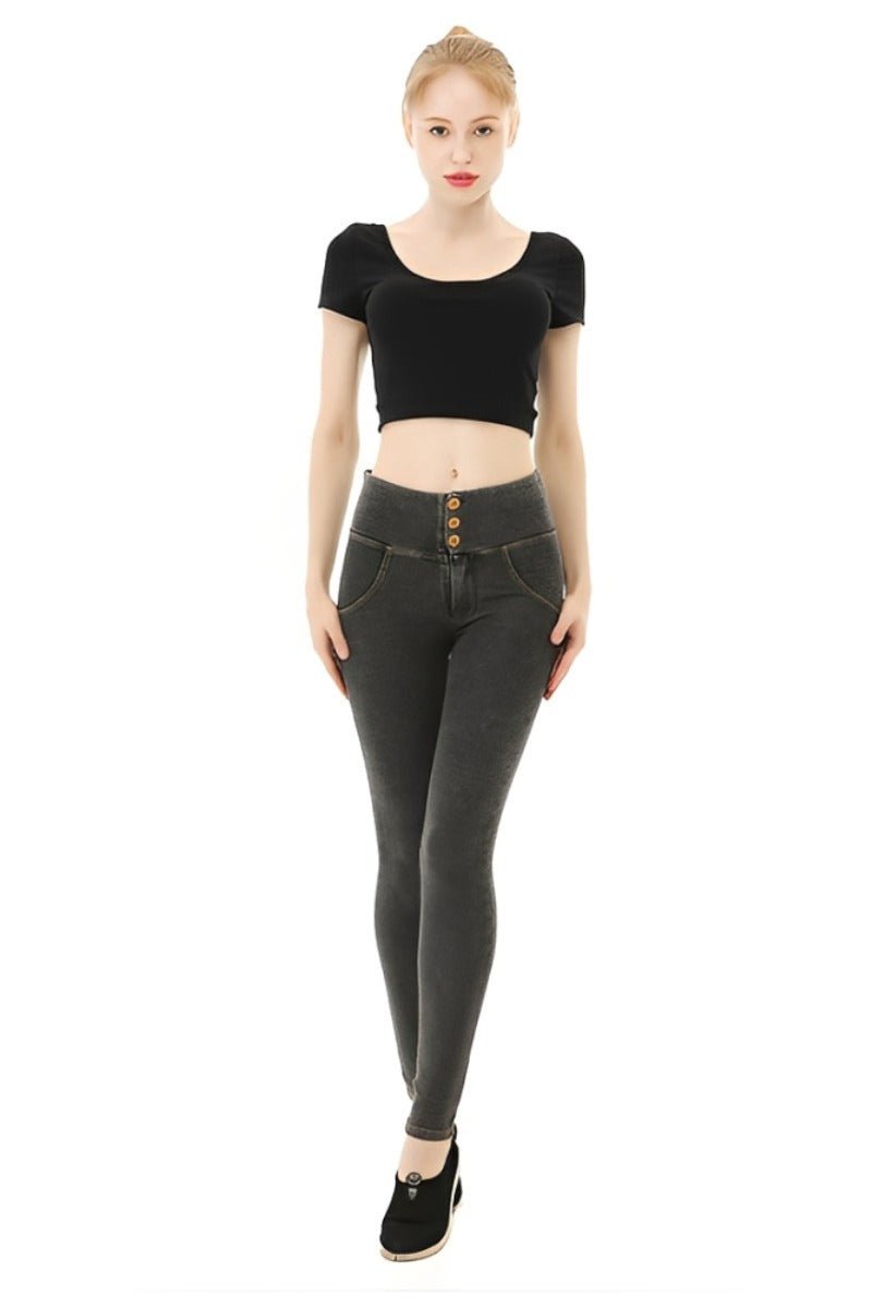 UPF50+High Rise Fake Jean Leggings-7