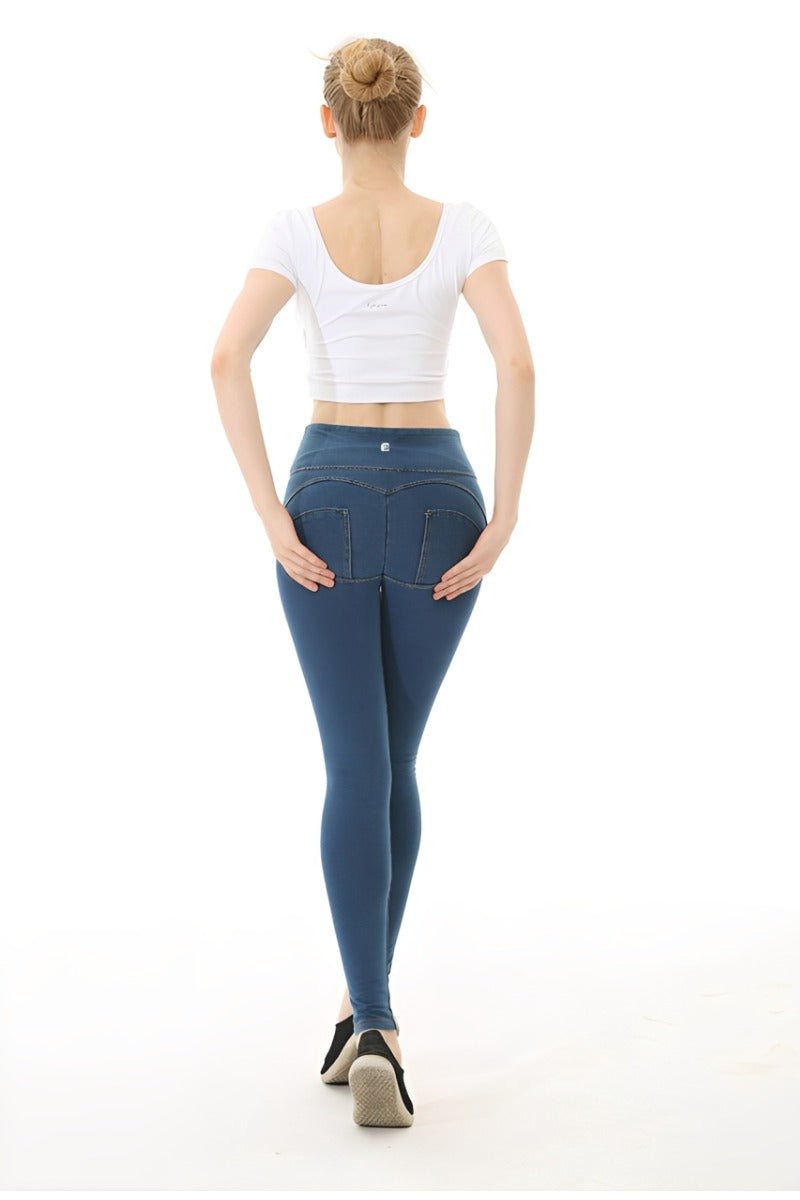 UPF50+High Rise Fake Jean Leggings-zoom-