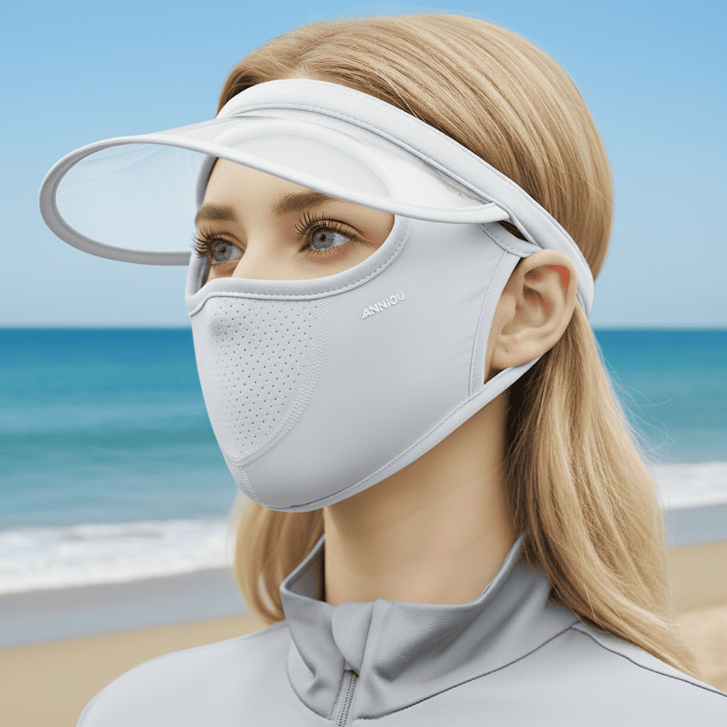 UV Brim Face Mask UPF 50+-6