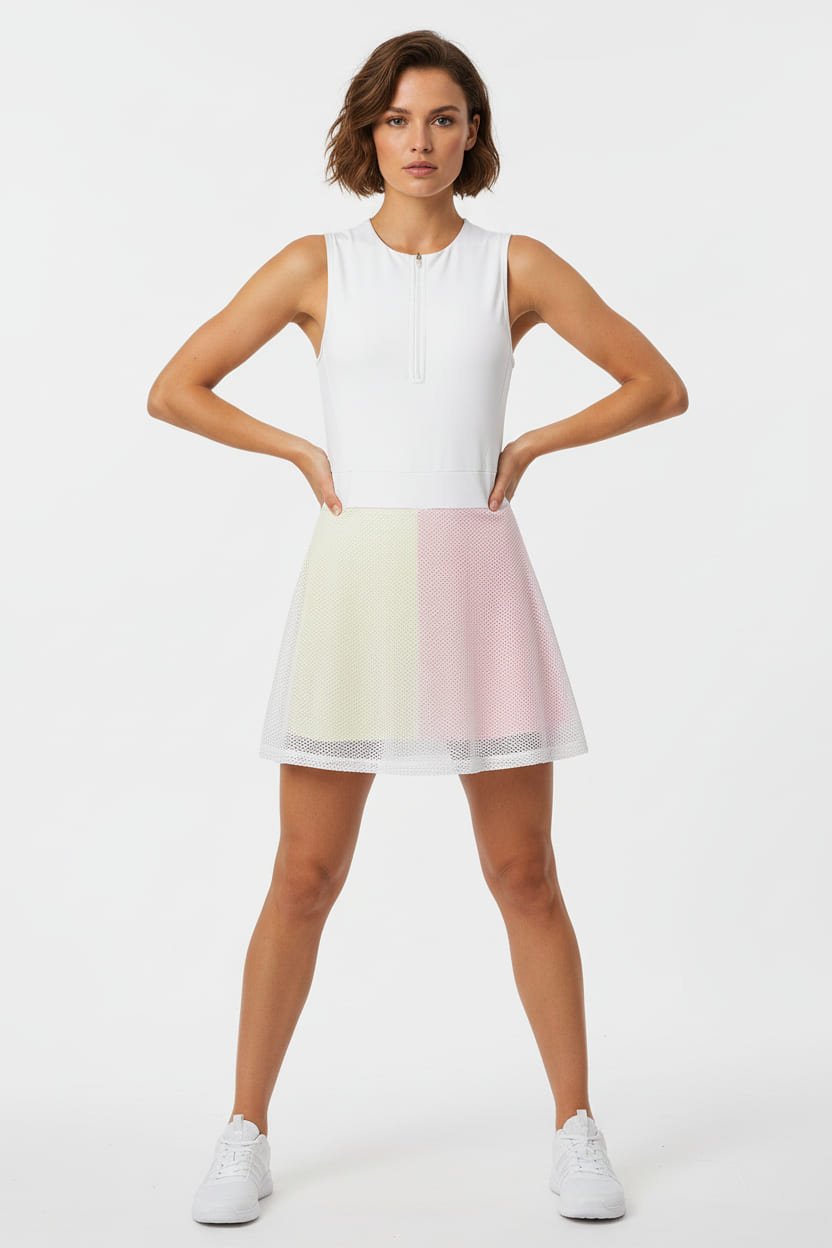 UV Protection Sleeveless Tennis Dress-1