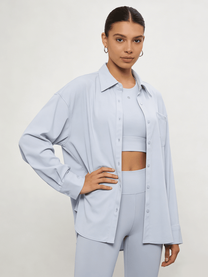 UV Protective Long Sleeve Blouse-zoom-