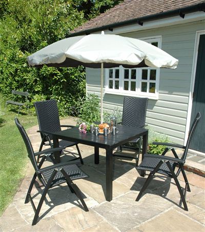 Rob McAlister - UV Silver Garden Parasol - Canopy Size 180cm-1