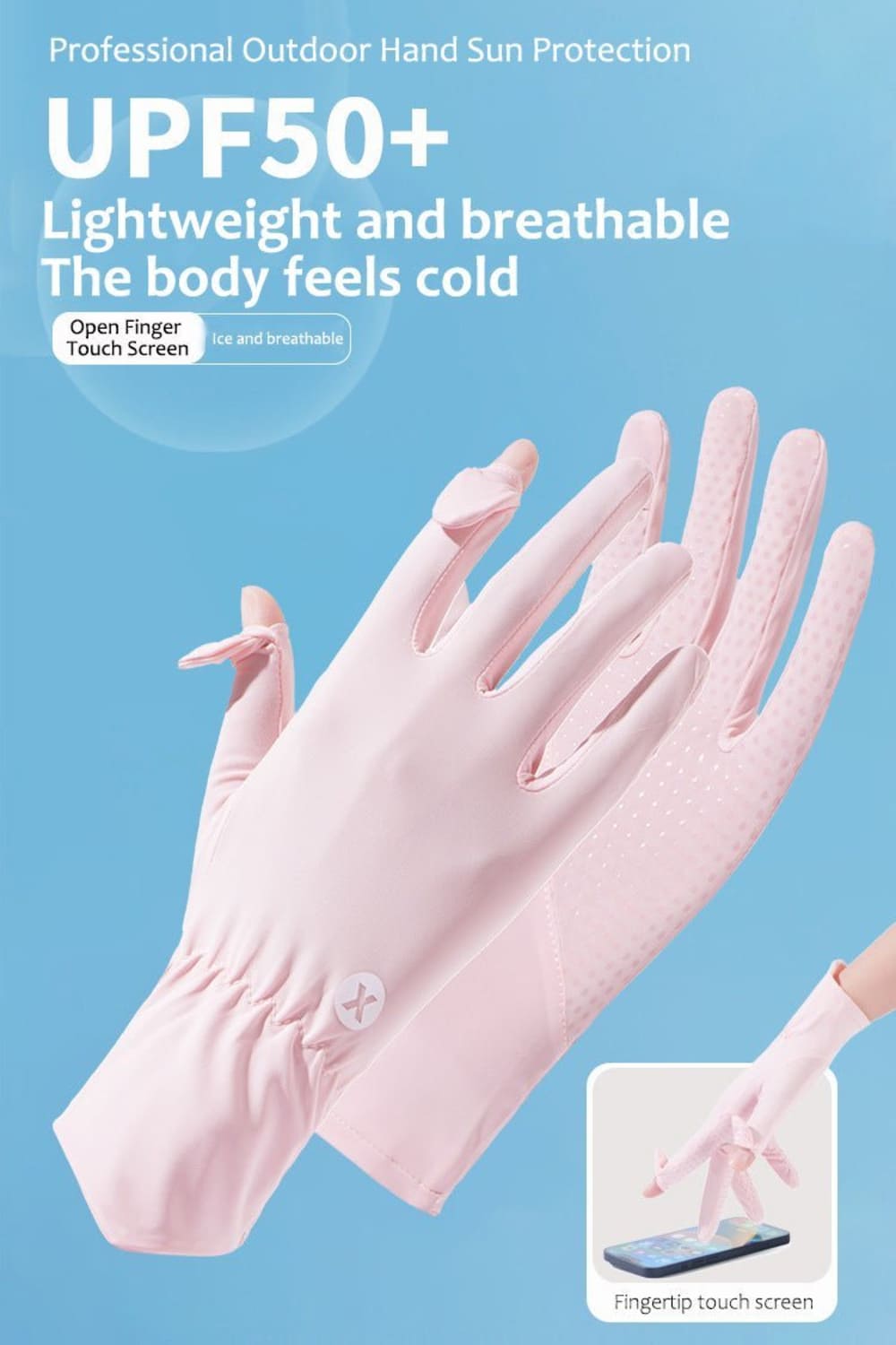 Breathable Sun Protection Gloves-6