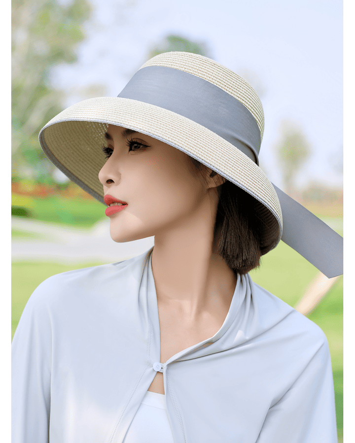 Women's UPF 50+ Straw Hat-2