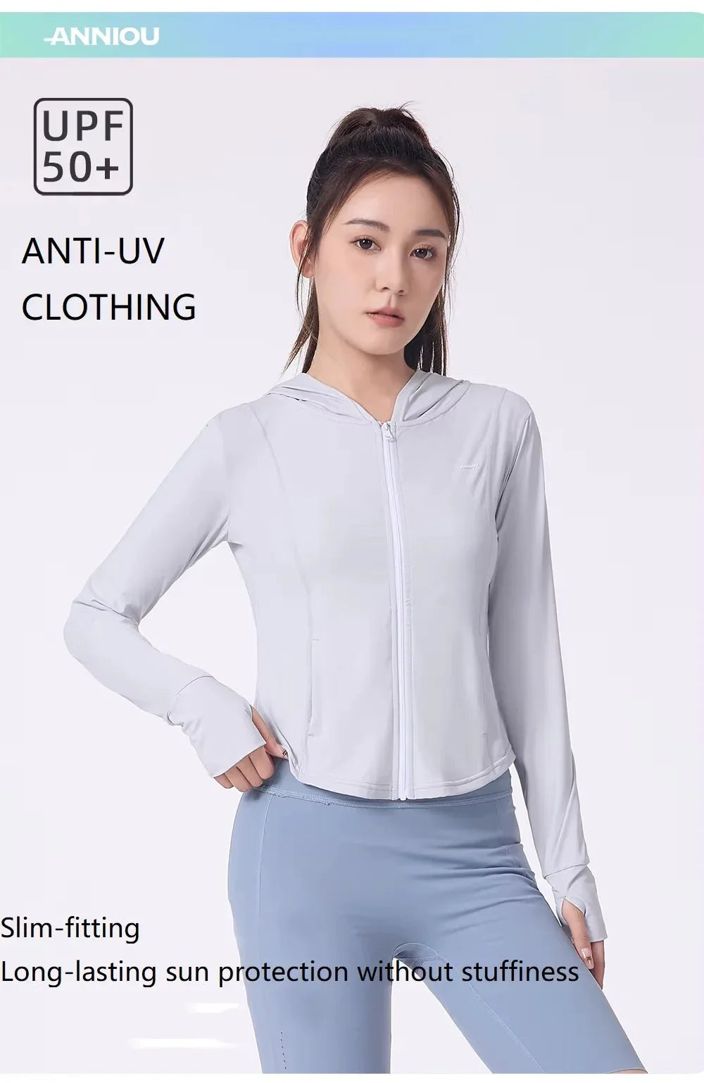 Zip Up Thumbhole Sports Jacket-6