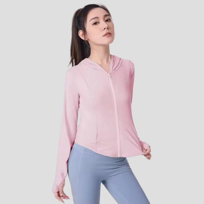 Zip Up Thumbhole Sports Jacket-zoom-