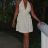 SunSibility Halter Neck Ruched Dress ( Short ) - UPF 50+ - Image 3