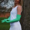 Ready to Dispatch - Sun Protective Gloves / Unisex Driving Sleeves Long Length Size Medium Bellini - UPF 50+ - Image 2