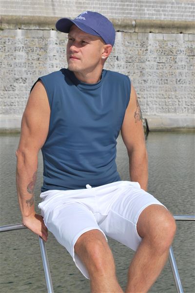 Mens Sleeveless T-Shirt - UPF 50+ - Sunsibility