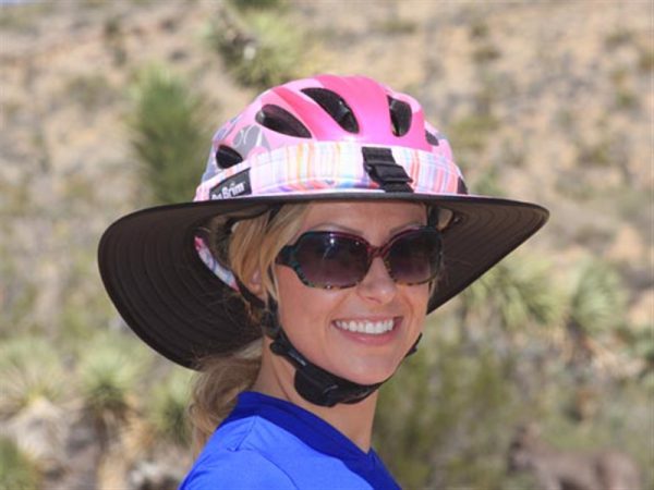 bike helmet with shade