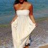 Strapless Waterfall Dress ( Long ) - UPF 50+ - Image 2