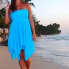 SunSibility Strapless Waterfall Dress ( Short ) - UPF 50+ - Image 3