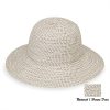 wallaroo-uv-protective-petite-scrunchie-hat-natural-brown-dots