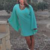 Ready to Dispatch Butterfly Kaftan Spring Green - UPF 50+ - Image 3