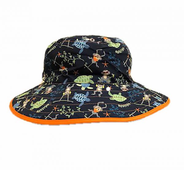 banz childrens reversable sun hats Navy Jungle Hat Pattern