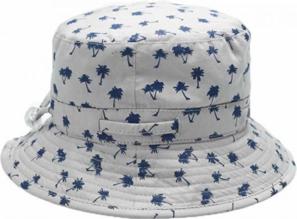 banz childrens sun hat Dark Blue Palm