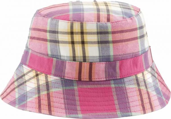 banz childrens sun hat Pink Check