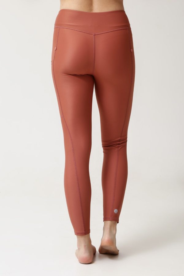 Swim Pocket Tights - Clay - Image 3